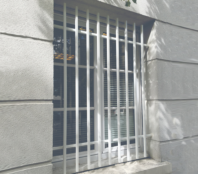 Grille de défense fabriquée et posée pour une copropriété, Paris