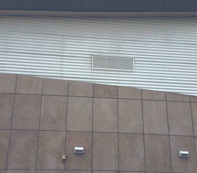Grille de ventilation sur-mesure, Centre Commercial Bay 2, Ile-de-France